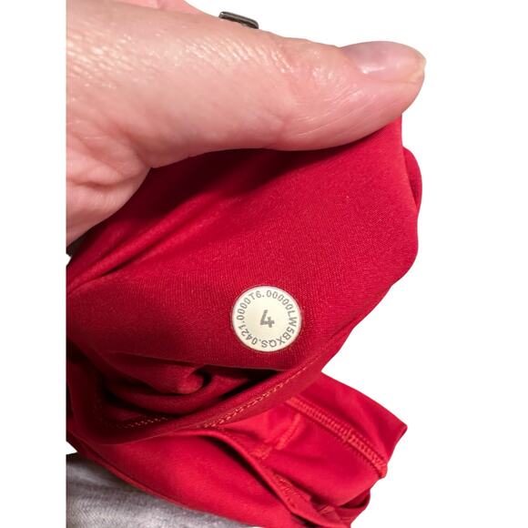 Lululemon Fast and Free High-Rise Tight Dark Red Size 4 - Picture 3 of 6